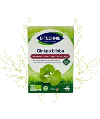 Ampoules de Ginkgo biloba -...