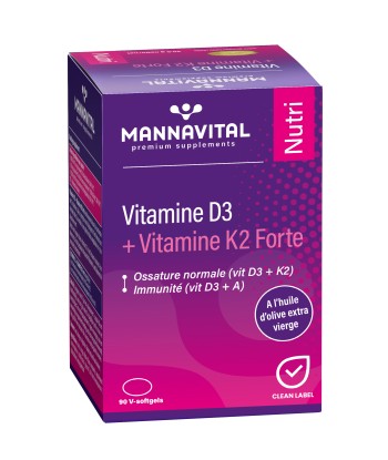 VITAMINE D3 + VITAMINE K2...