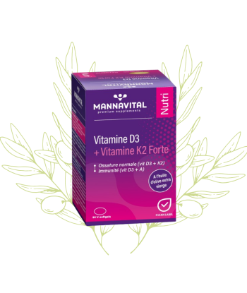 Complément de Vitamine D3 +...