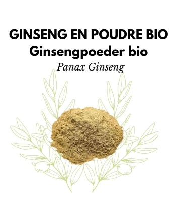Ginseng en poudre Bio -...